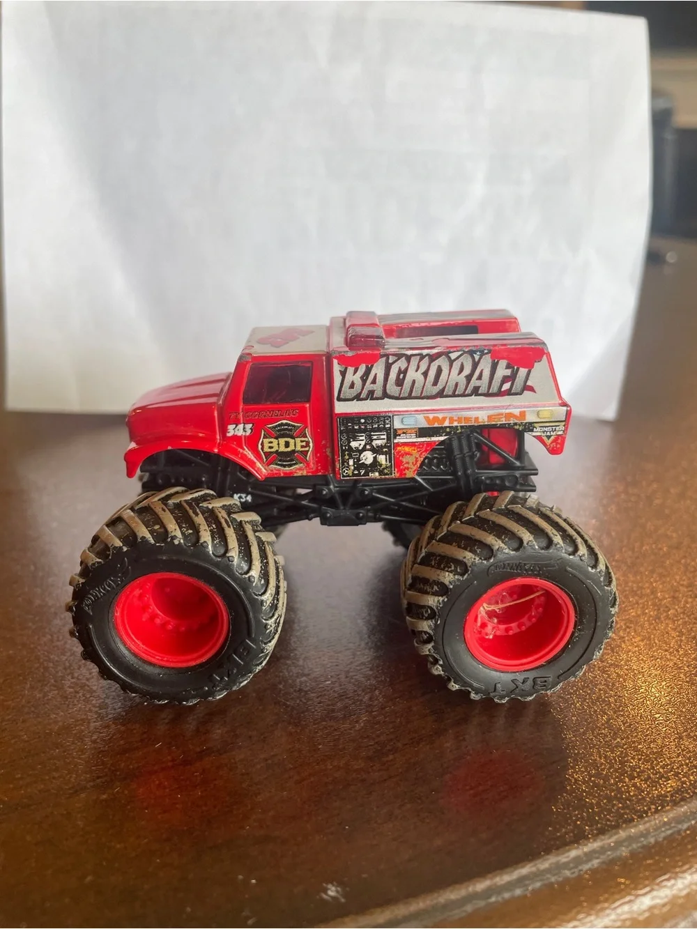 Hot Wheels Monster Jam BACKDRAFT Diecast Monster Truck 1:64 Scale